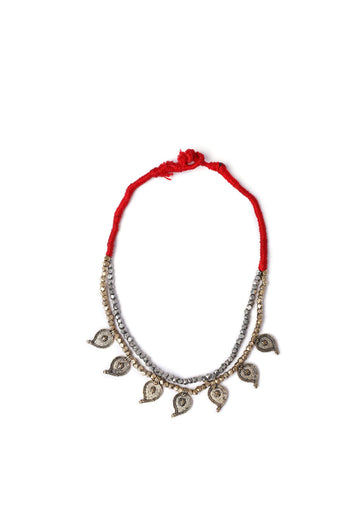 Dhokra-Inspired Double Strand Necklace